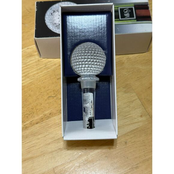 Mikasa Australian Crystal Golf Ball Decanter Topper/Stopper - Picture 4 of 5